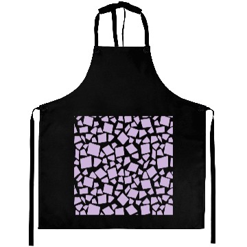 Discover Purple Geometry Pattern Aprons