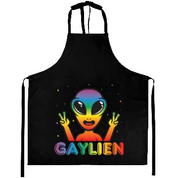 Discover Gender Lesbian Gay Trans Queer Rainbow Aprons