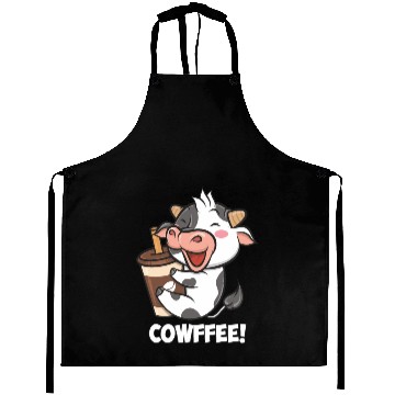 Discover Cowffee - Cow that adore coffee Aprons
