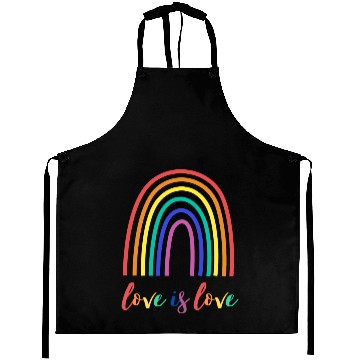 Discover love is love Aprons