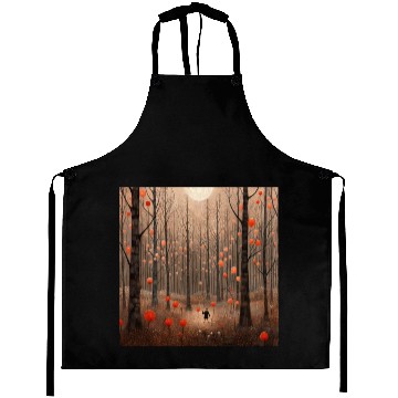 Discover Enchanted Whispers: Balloon-Leaved Symphony Aprons