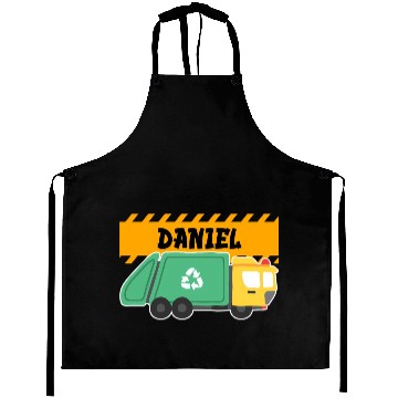 Discover Daniel Trash Truck For Collector Ecologist Garbage Aprons