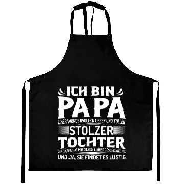 Discover ICH BIN STOLZER PAPA EINER WUNDERVOLLEN LIEBEN UND Aprons