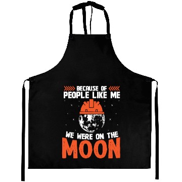Discover Aerospace engineer we were on the moon rocket Aprons