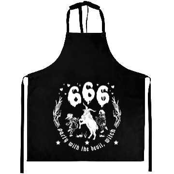 Discover 666 Party With The Devil, Witch Aprons