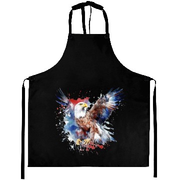 Discover Eagle 4Th July Independent Day Aprons