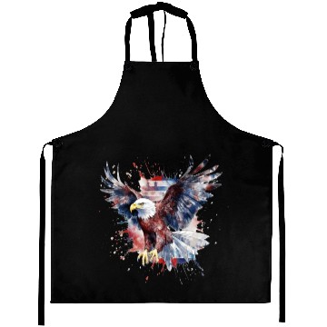 Discover Eagle 4Th July Independent Day Aprons