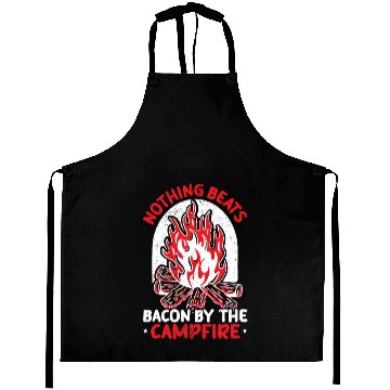Discover Camping And Bacon Meat Camp Camper I Love Bacon Aprons