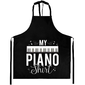 Discover Funny My Piano Quote For Pianist Piano Player Aprons