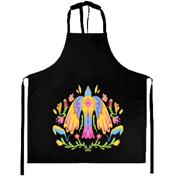Discover Otomi Colorful Mexican Bird Aprons