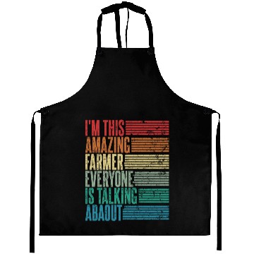 Discover Vintage Farmer Profession Gift Retro Aprons