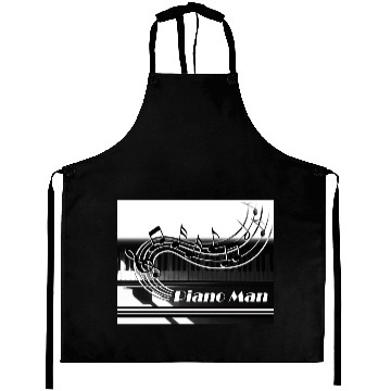 Discover Piano Man Aprons