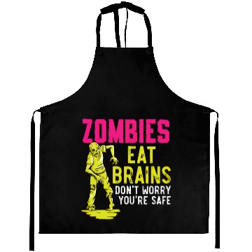 Discover Zombie Undead Monster Halloween Trick Or Aprons
