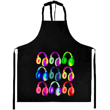 Discover EDM DJ Headphones Dance Rave Music Festival Aprons