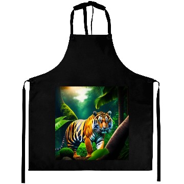 Discover Tiger in Jungle Aprons