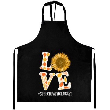 Discover Speech Pathologist Love Autumn Fall Sunflower Aprons