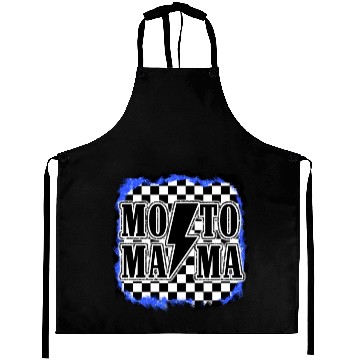 Discover Moto Mama Motocross Racing Dirt Bike Mom Son Race Aprons