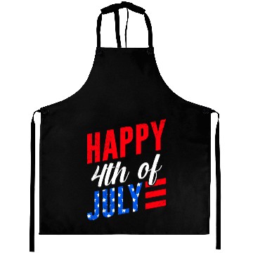 Discover Happy 4th July Independence Day America Aprons