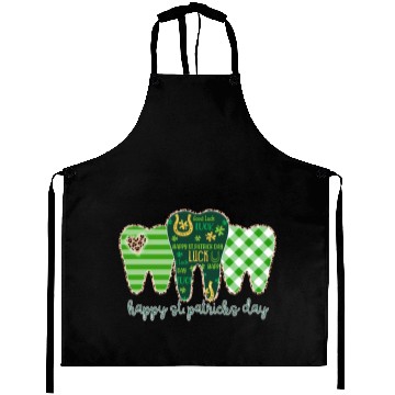 Discover 3 Three Teeth St Patrick Day Leopard Buffalo Aprons
