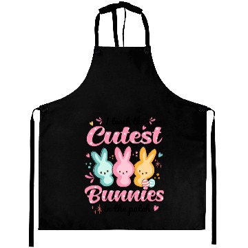 Discover Teacher Easter Day I Teach Thest Bunnies Aprons