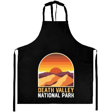 Discover Death Valley National Park Retro Style Aprons