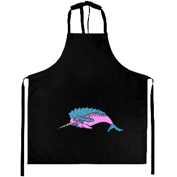 Discover Seapoodle Narwhal Aprons