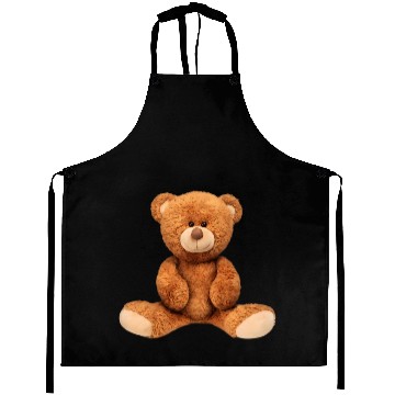 Discover Real Teddy Bear Illustration Aprons
