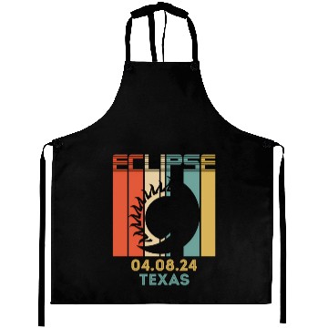 Discover America Total Solar Eclipse 040824 Texas 2024 Aprons