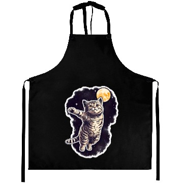 Discover Space cat Aprons