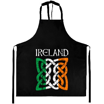 Discover St Patric Day Celtic Knot Ireland Aprons