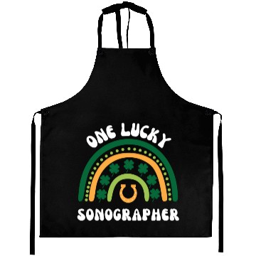Discover Sonographer Ultrasound Techian St Patrick'S Day Aprons
