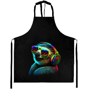 Discover Sloth Music Aprons