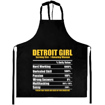 Discover Hilarious Detroit Definition Motor City American Aprons