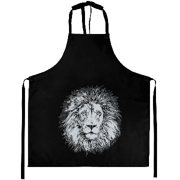 Discover Lion face Aprons