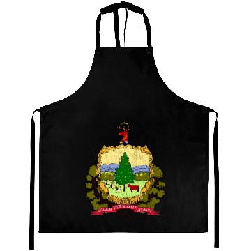 Discover Vermont Flag State Vintage Aprons