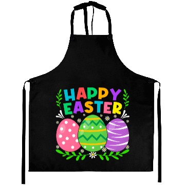 Discover Happy Easter Day Bunny Eggs Easter Aprons
