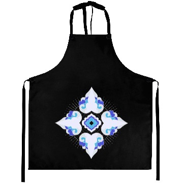 Discover Geometric Snowflakes Aprons
