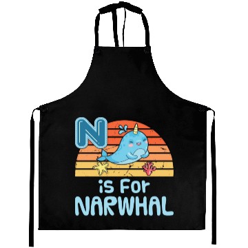 Discover N Is For Narwhal Aprons