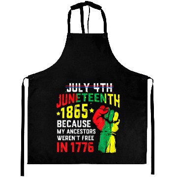 Discover July 4Th Juneteenth 1865 African Melanin Black Pro Aprons
