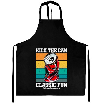 Discover Kick the Can Classic Fun Street Game 90s Kid Aprons