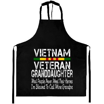 Discover US Army Vietnam Veteran Granddaughter Aprons