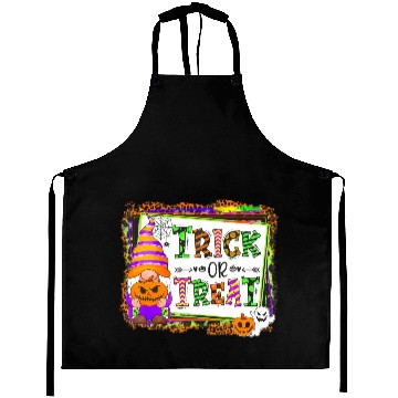 Discover Halloween Gnomes Witch Autumn Trick Or Treat Aprons