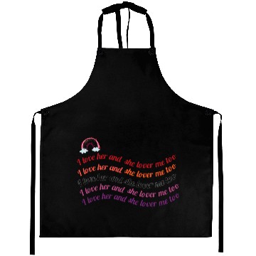 Discover Love is love Aprons