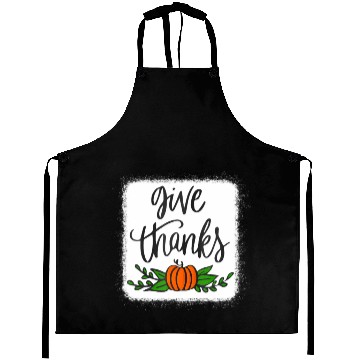 Discover Give Thanks Pumpkin Harvest Fall Autumn Aprons