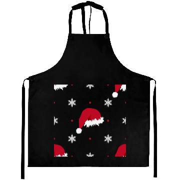 Discover Santa Hat And Snowflakes Aprons