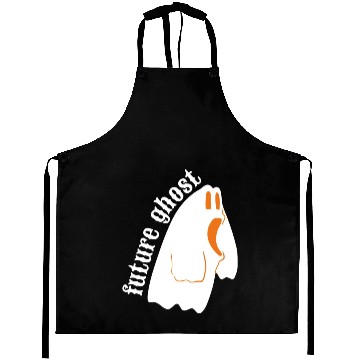 Discover Future Ghost Spooky Halloween Ghosts Aprons
