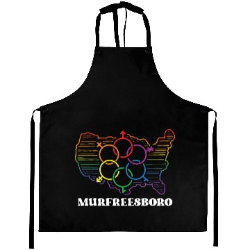 Discover Murfreesboro Pride Flag Pride Month LGBTQ Flag Aprons