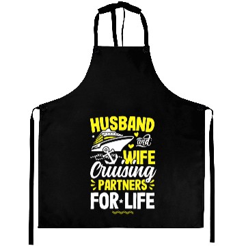 Discover Husband Wife Cruising Partners Life cruise Aprons