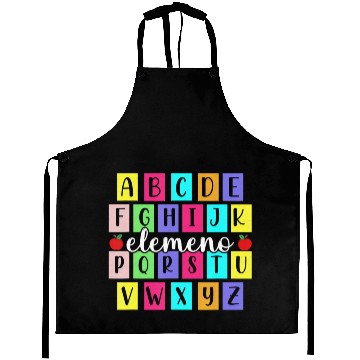 Discover ABC Elemeno Kindergarten Teacher Cute Back to Aprons