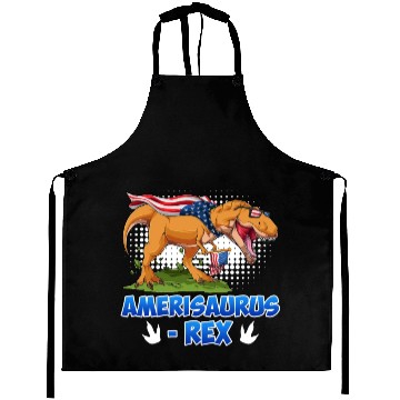 Discover Amerisaurus Rex America Party Independence Day Aprons